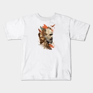 Native American Earth Design - Original Artwork Kids T-Shirt